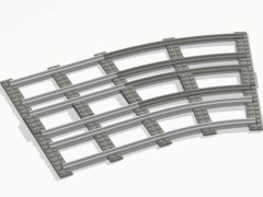 New curved rails