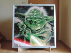 Yoda - framed, plexiglas-protected... and heavy!